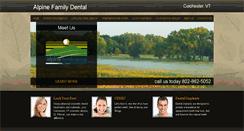 Desktop Screenshot of alpinefamilydental.com